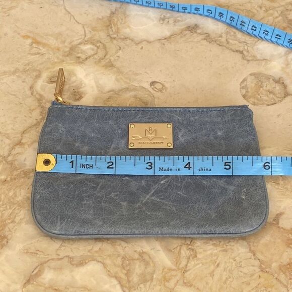 Rebecca Minkoff Cory Leather Zippered Key Chain Pouch Wallet - Picture 10 of 11